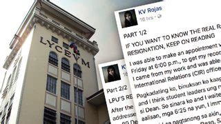 VIRAL: Lyceum alumna accuses former college dean of harassment .